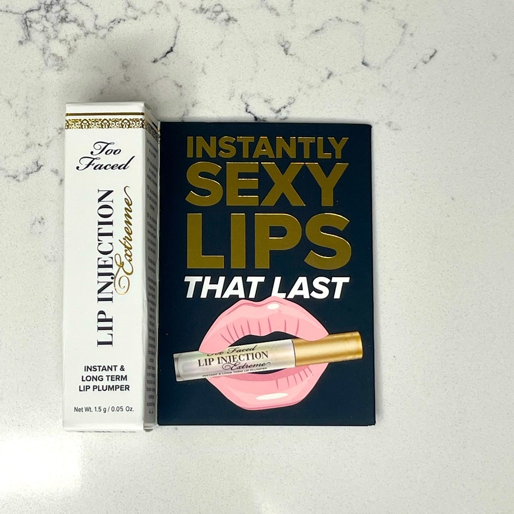 TOO FACED LIP INJECTION EXTREME LIP PLUMPER DELUXE SIZE